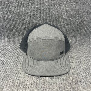 Melin Trenches Icon Hydro SnapBack Hat Black Grey OSFA